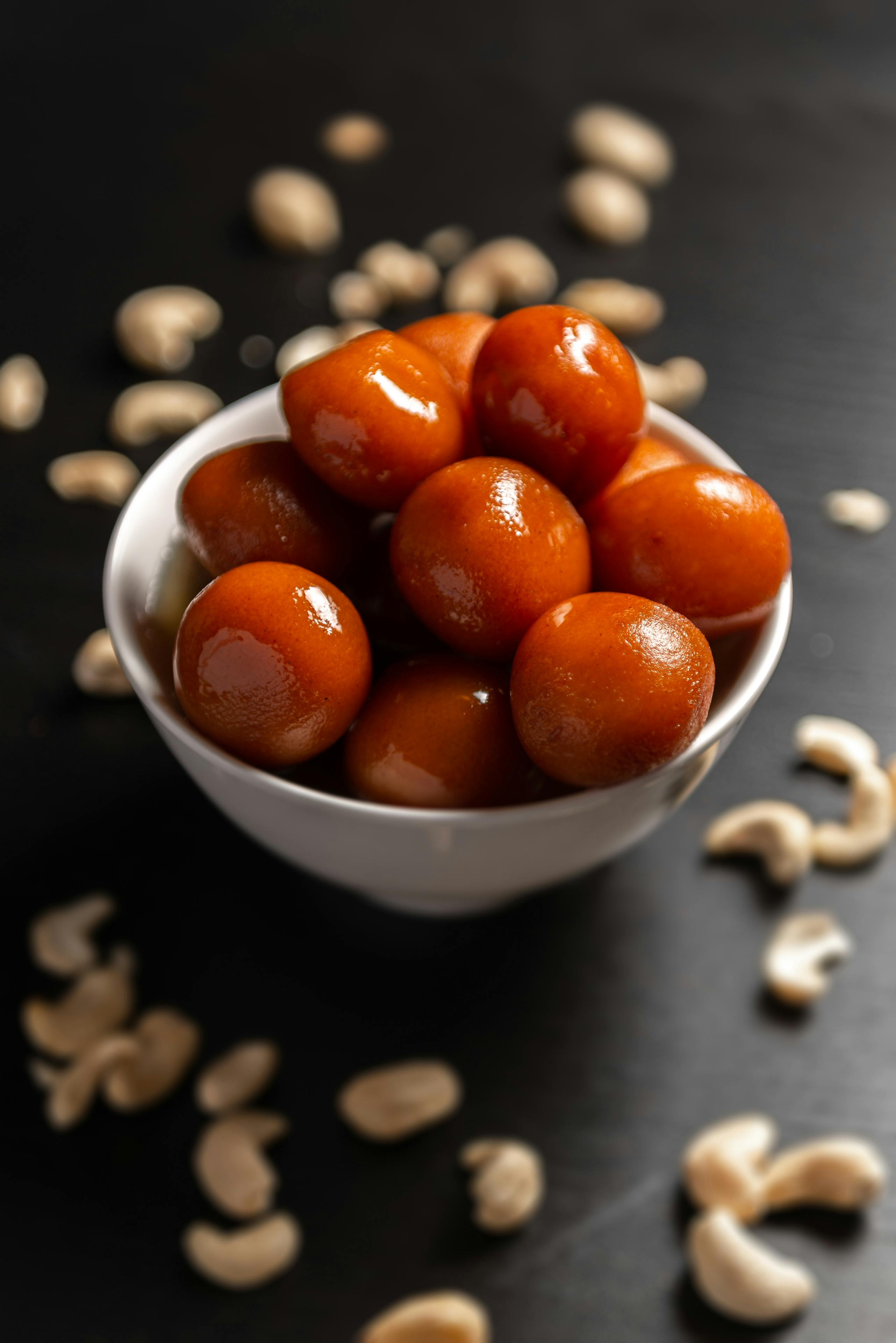 Sweet jamun dessert